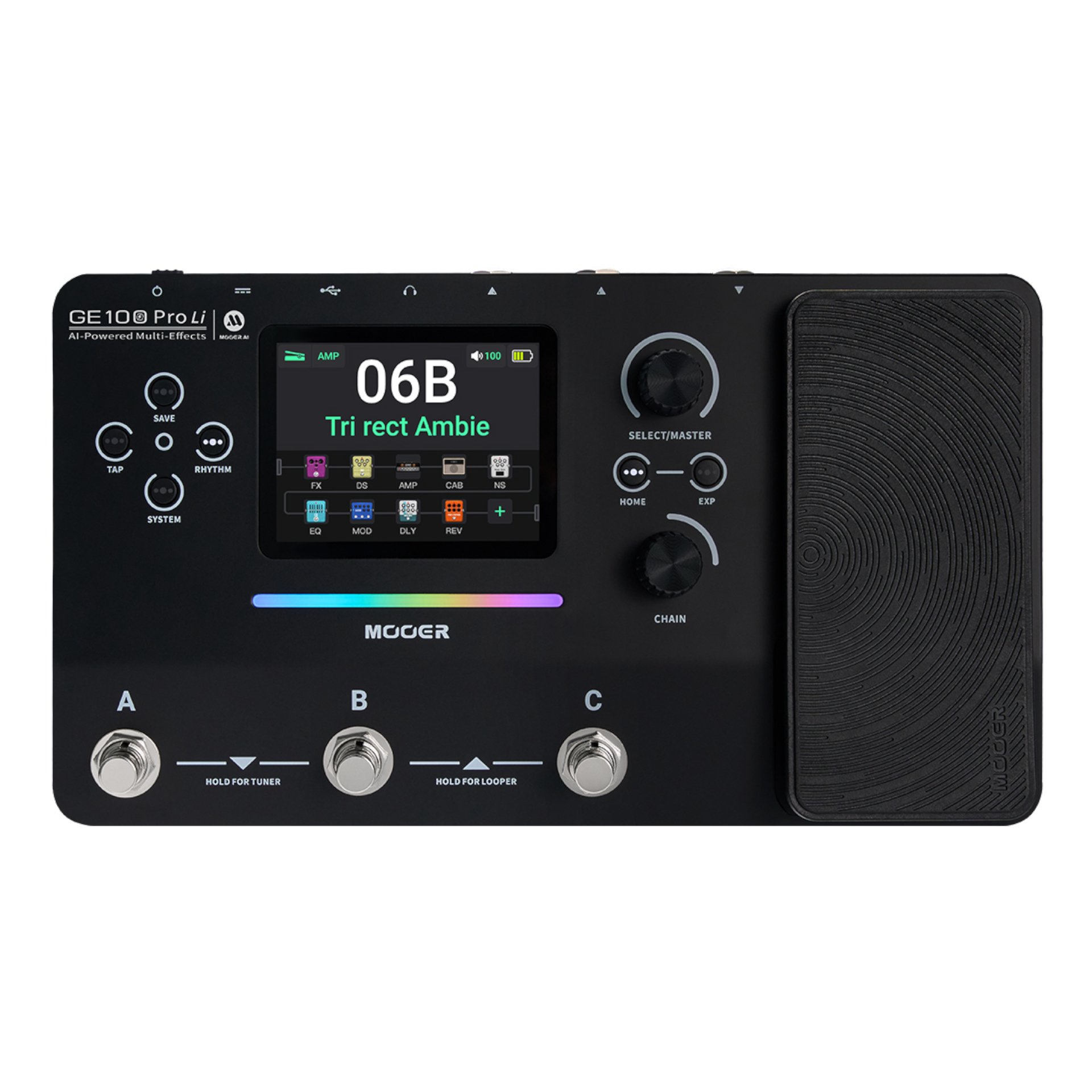 GE 100 PRO Li Guitar Multi FX Processor